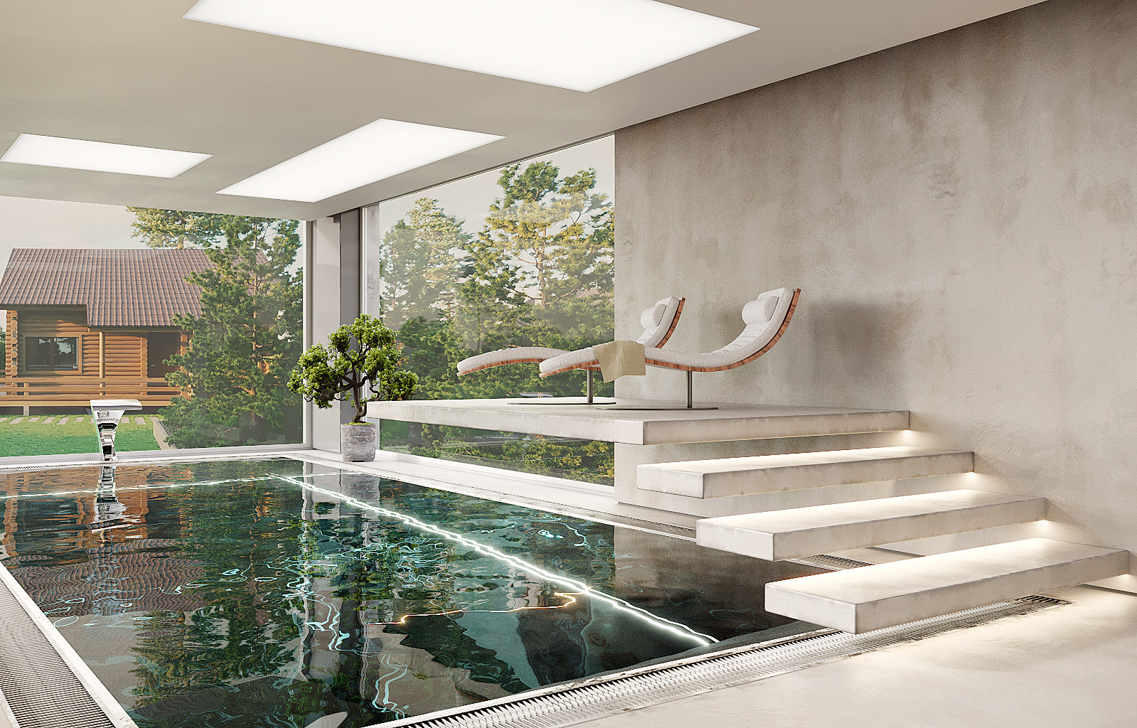 Дом с бассейном