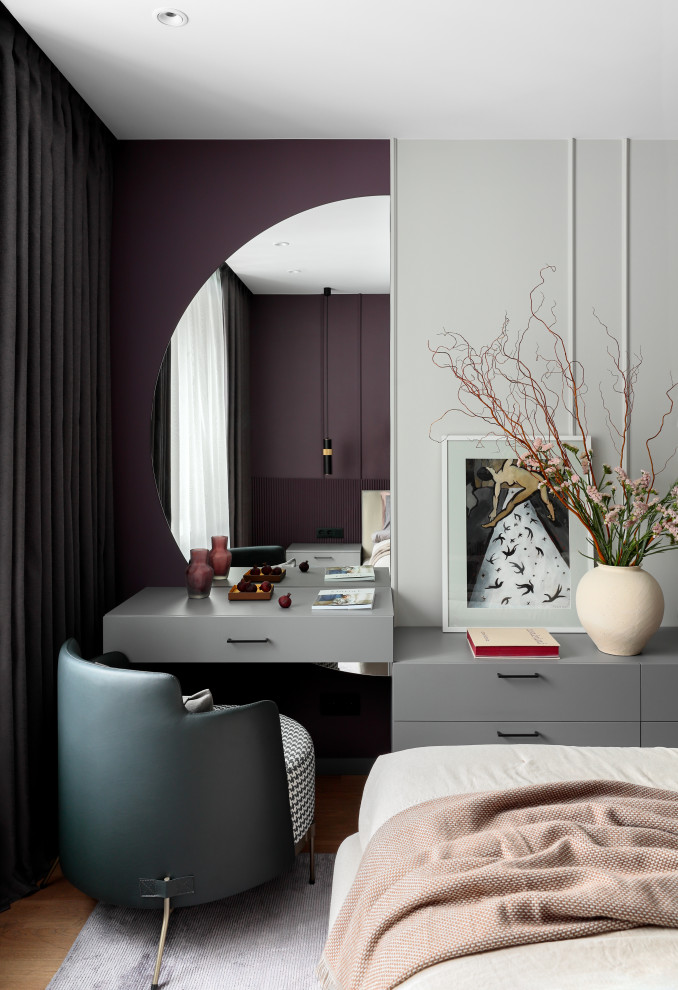 Квартира с синей кухней и детской комнатой