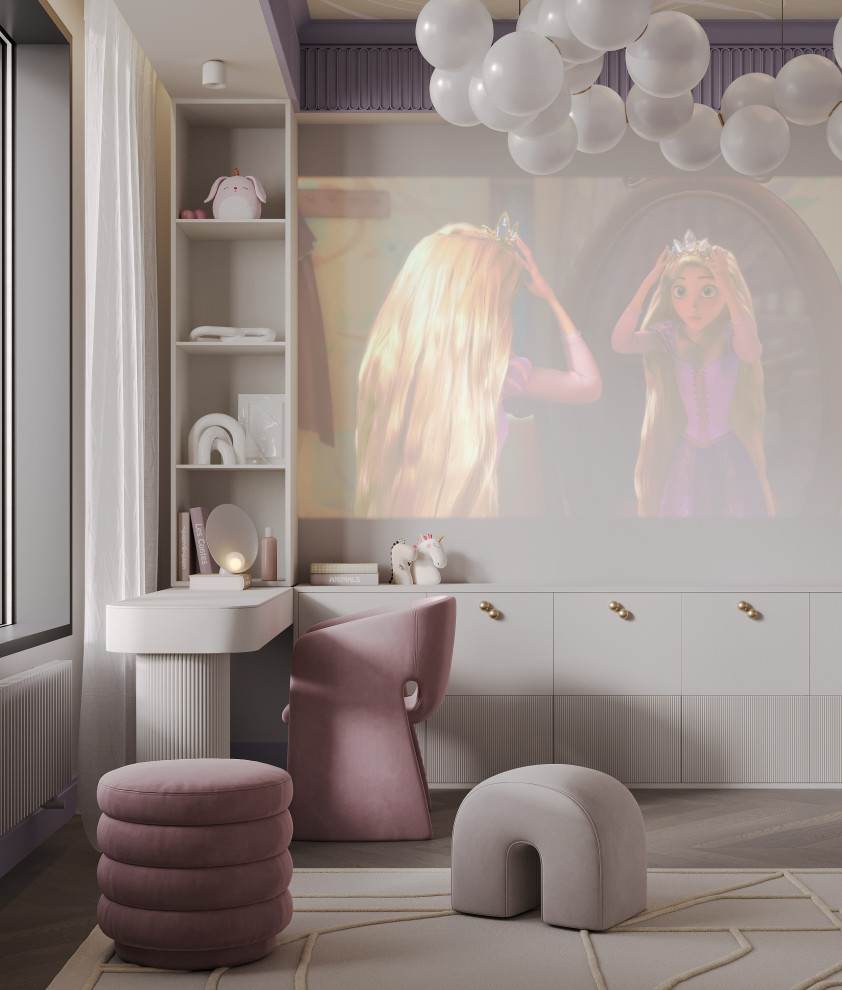 Изящная детская в стиле неоклассика