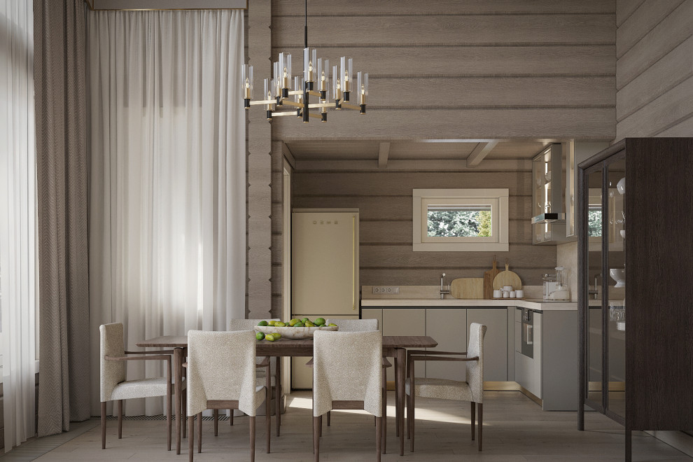 Загородный дом из бруса по проекту Honka