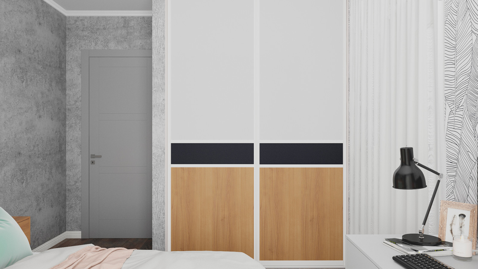 спальня для молодой пары