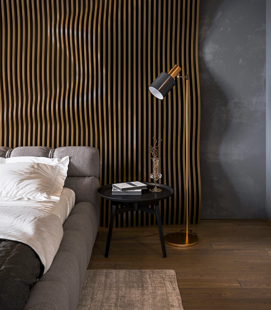 Обложка проекта: Спальня из проекта ЖК Отрада