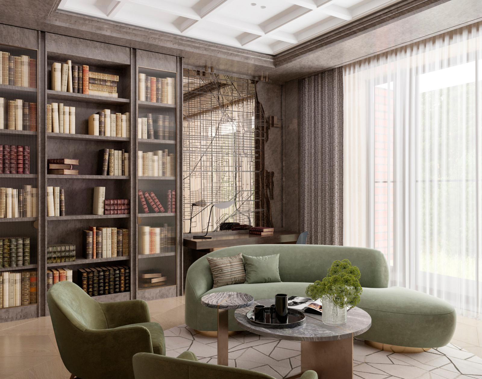 Обложка проекта: Интерьер загородного дома.