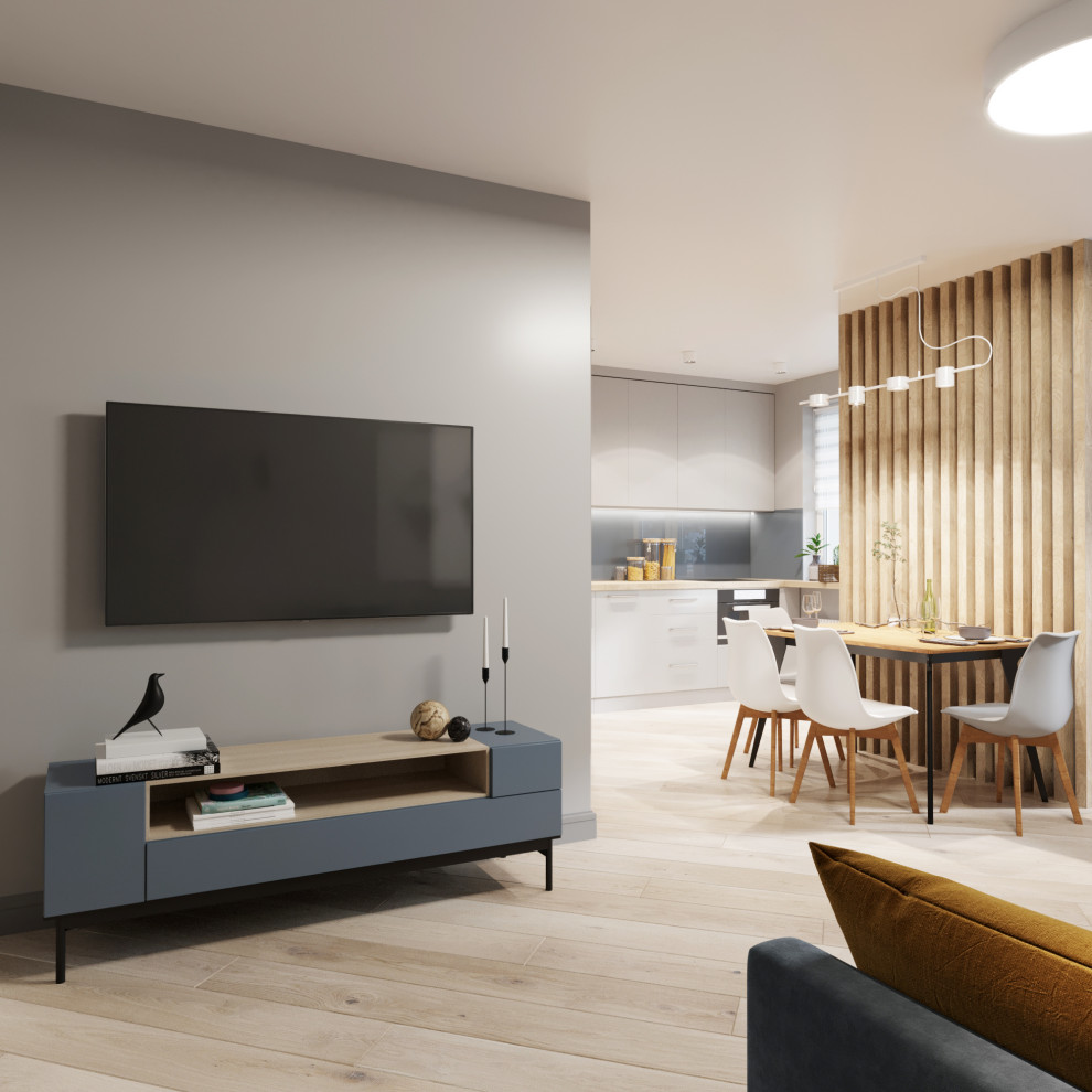 Обложка проекта: Сканди в сером. ЖК «Эко-Дом на Гродненской»