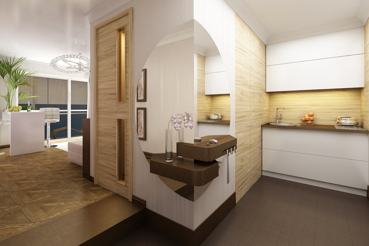 Типовая квартира - студия 1И4, 26 м.кв