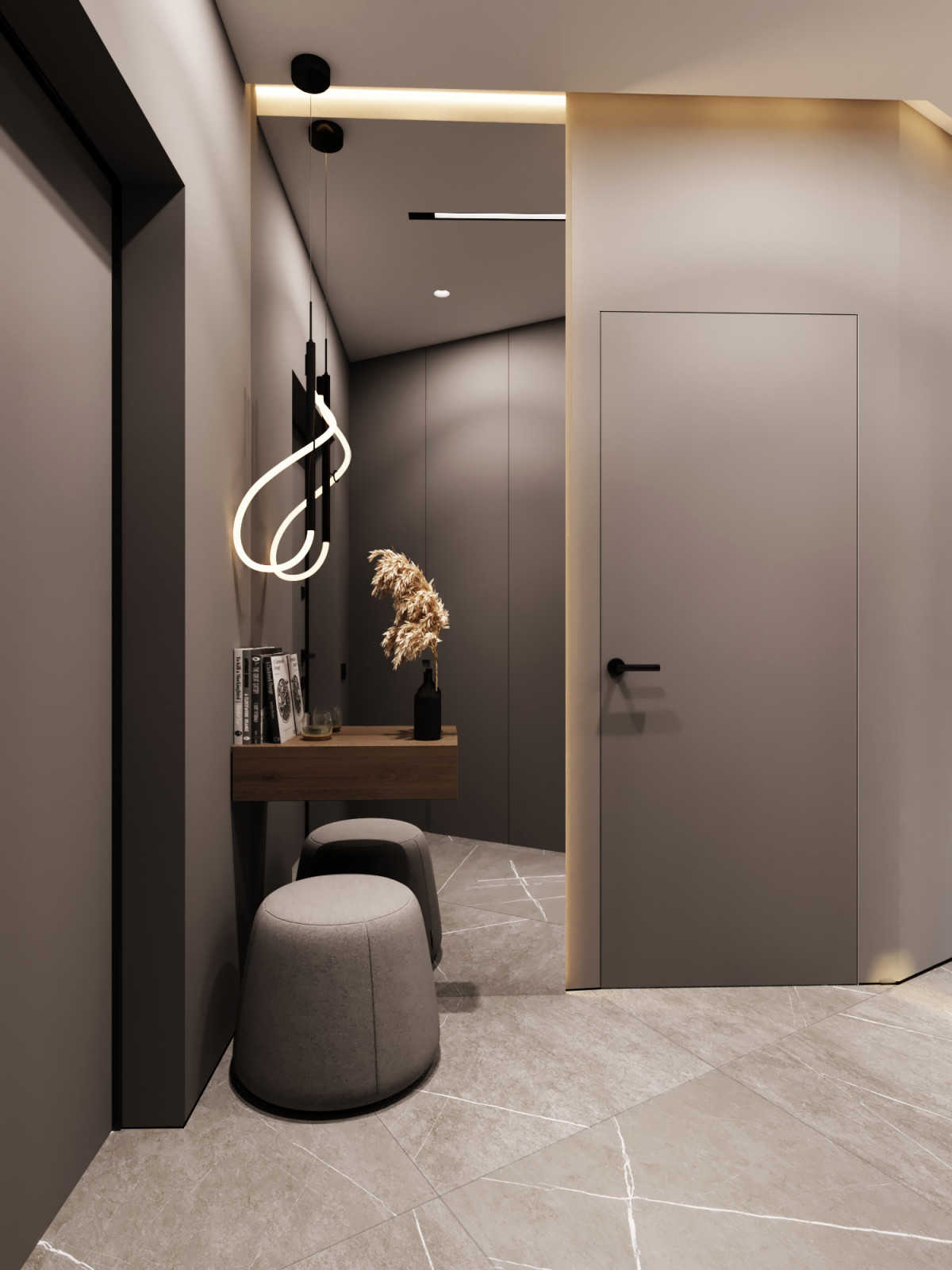 Проект жилой квартиры в г. Казань ЖК Манхеттен