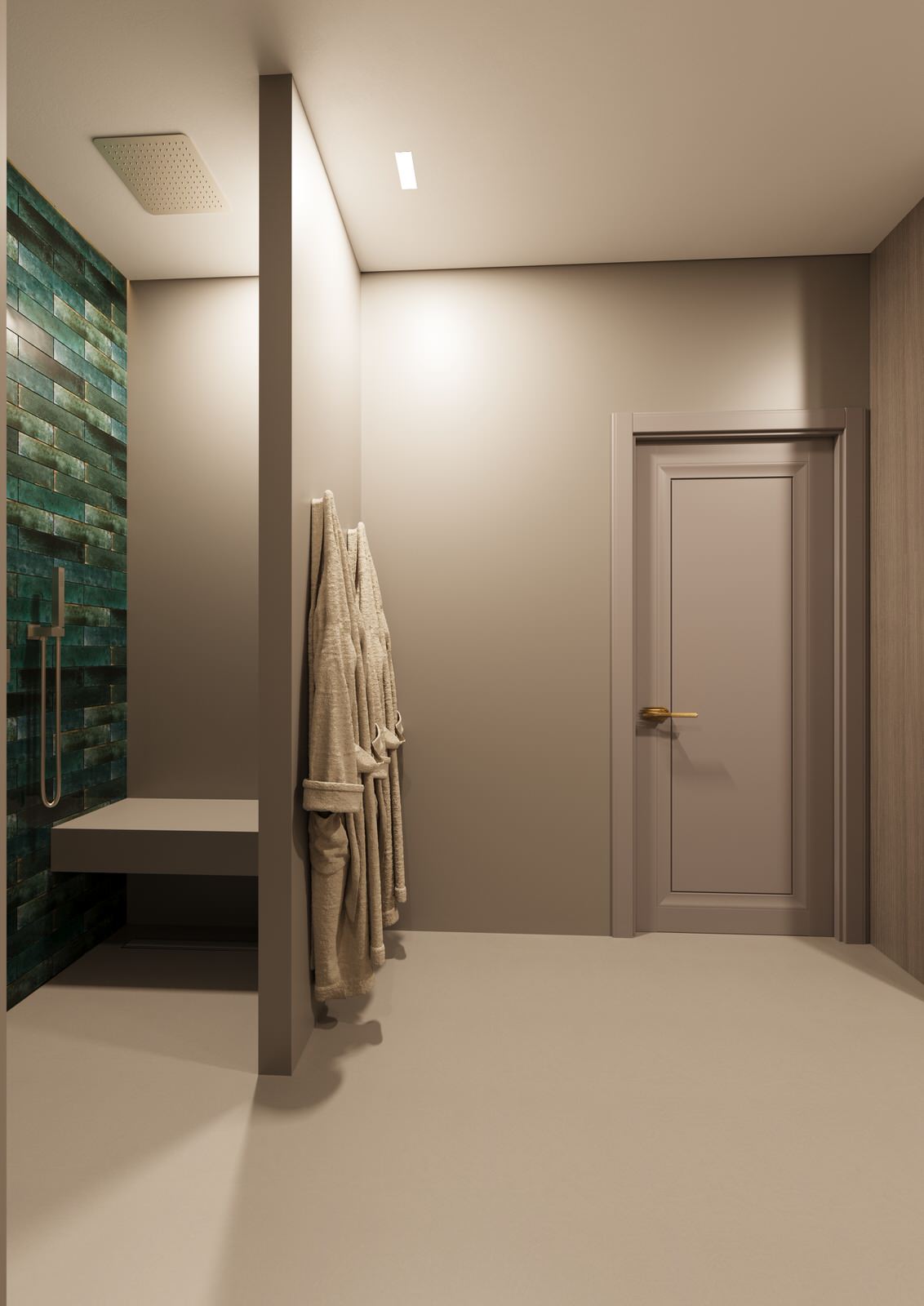 Обложка проекта: Дизайн-проект санузла микроцемент травертин