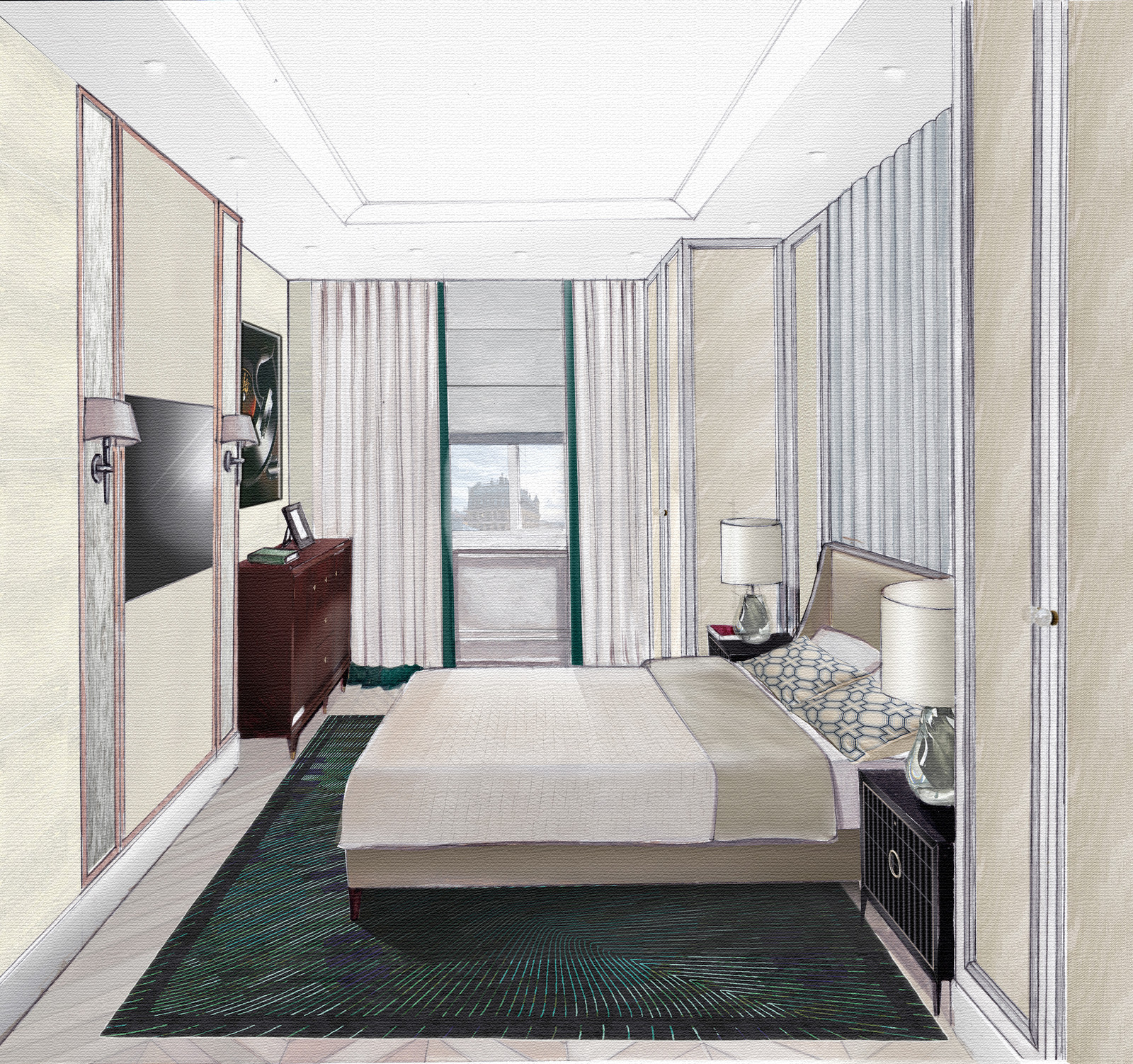 Иллюстрации к дизайн-проекту студии Полины Пидцан