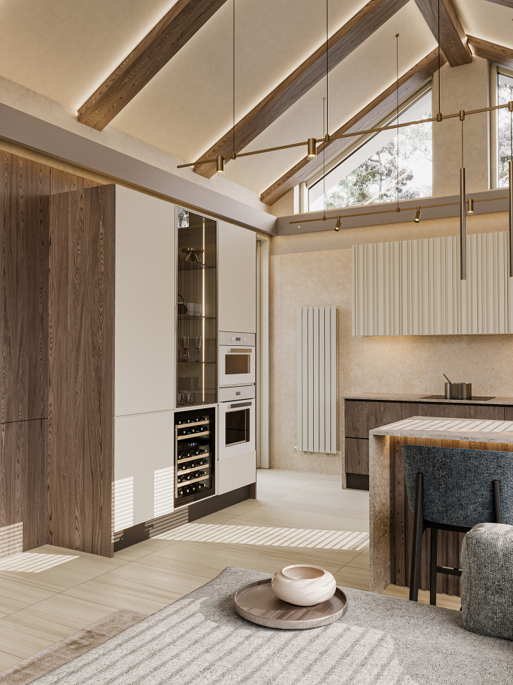 Дизайн-проект загородного дома в Рощино 68м²