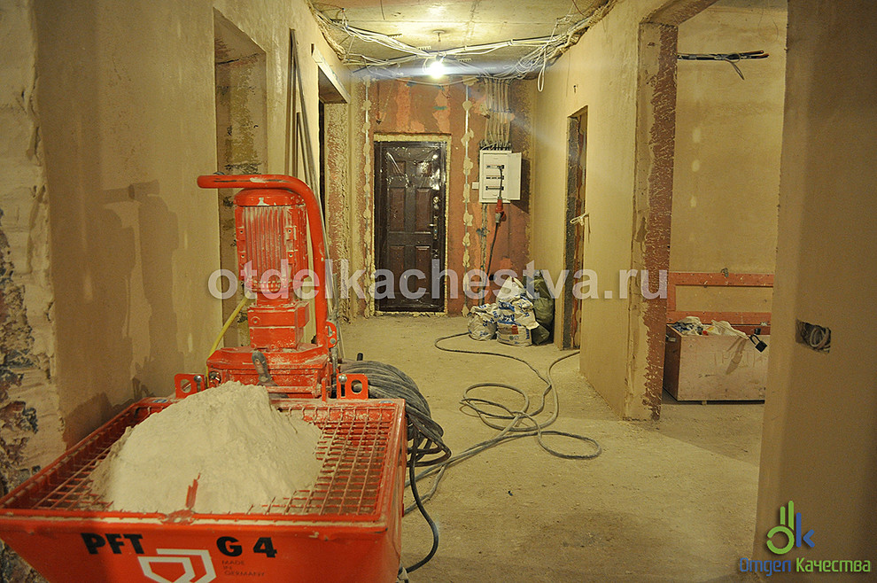 Фотографии "до": Ремонт 4-х комнатной квартиры на пр. Луначарского