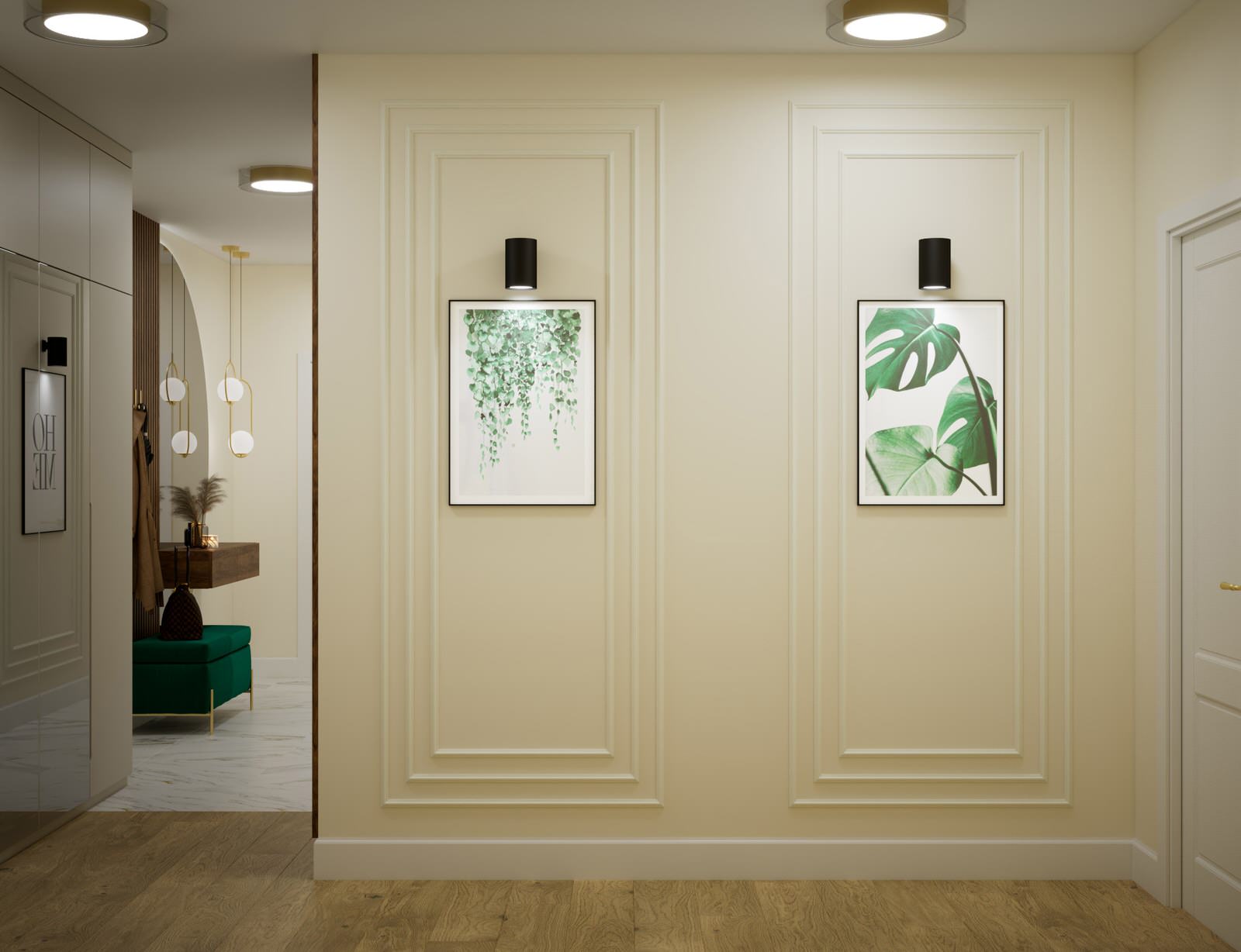 Современный жилой интерьер