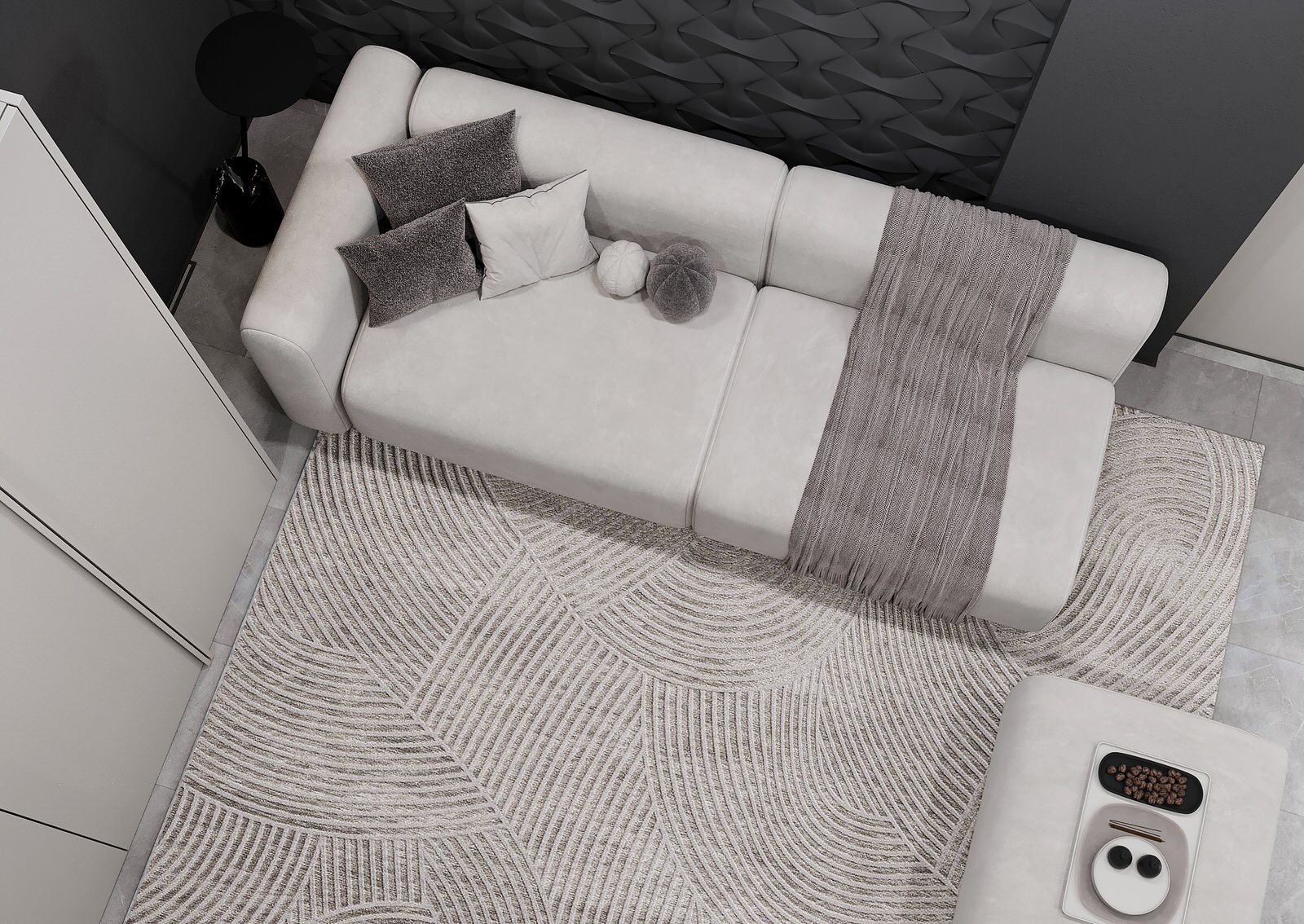 Гостевая комната для молодой девушки ЖК "Лесопарковый", г.Челябинск