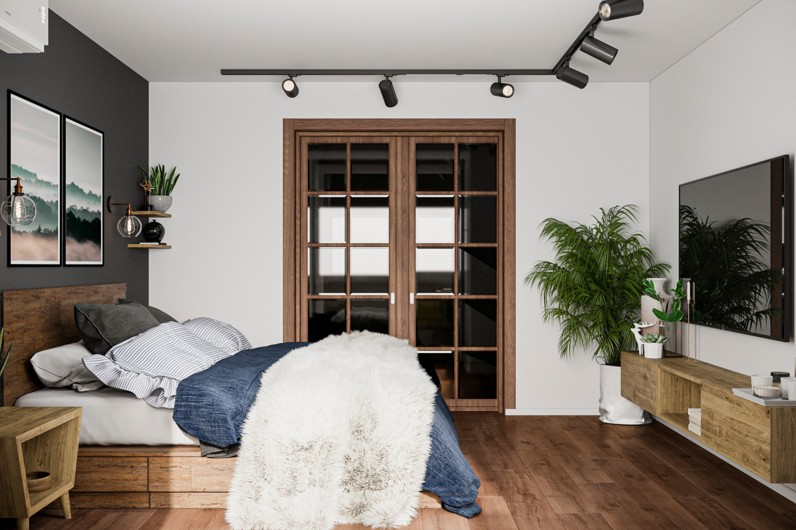 Скандинавский стиль для двухкомнатной квартиры, Народный бульвар