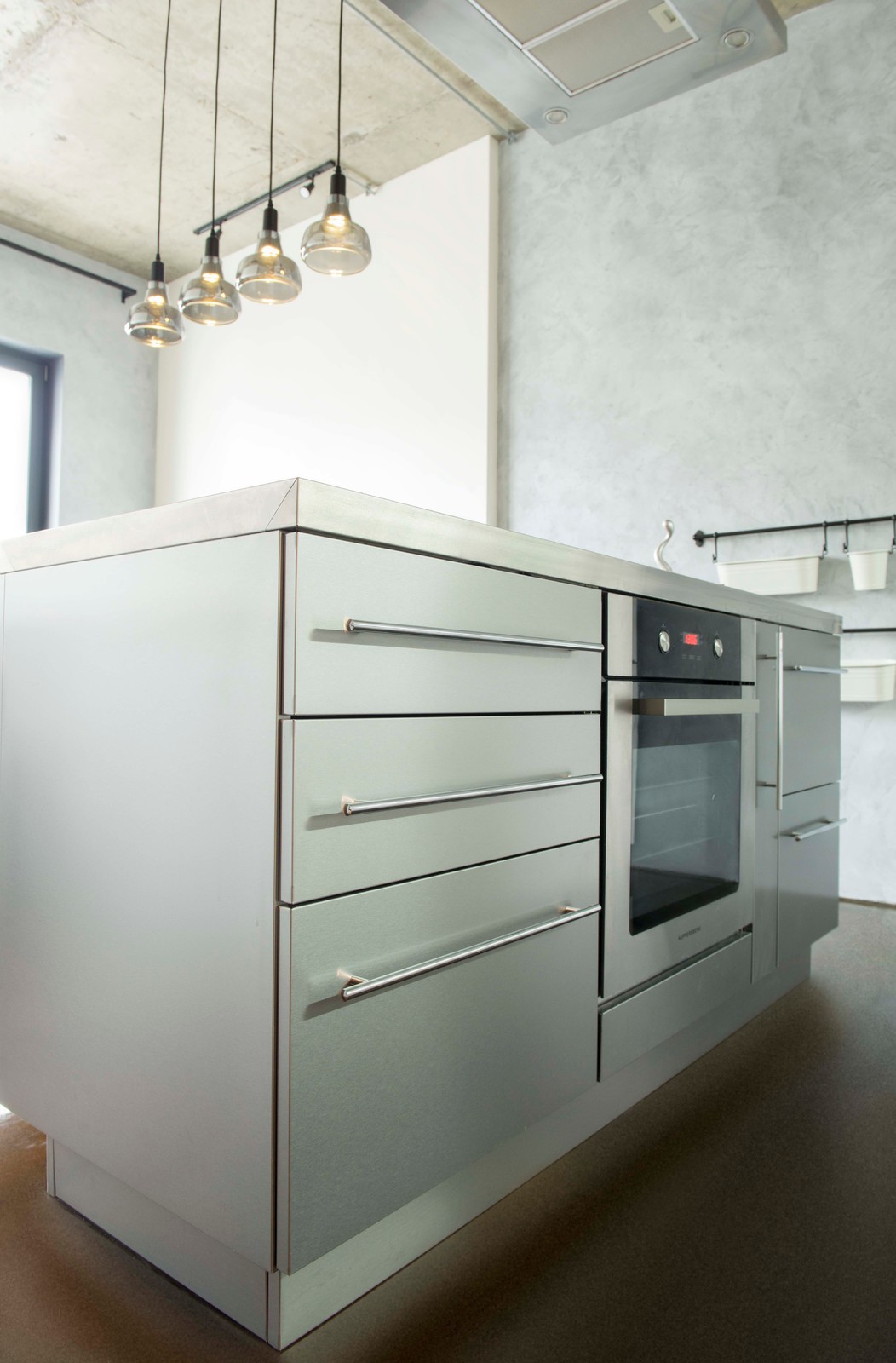 Островная кухня AWELT в стиле LOFT