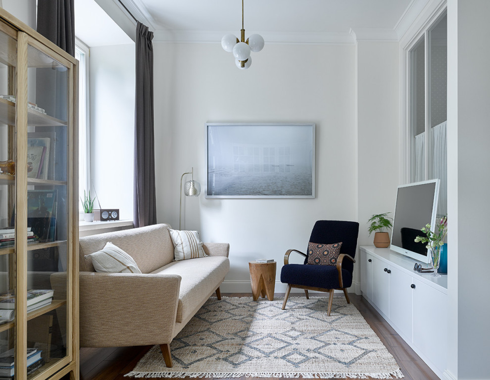 Houzz тур: Маленькая квартира цвета бумаги