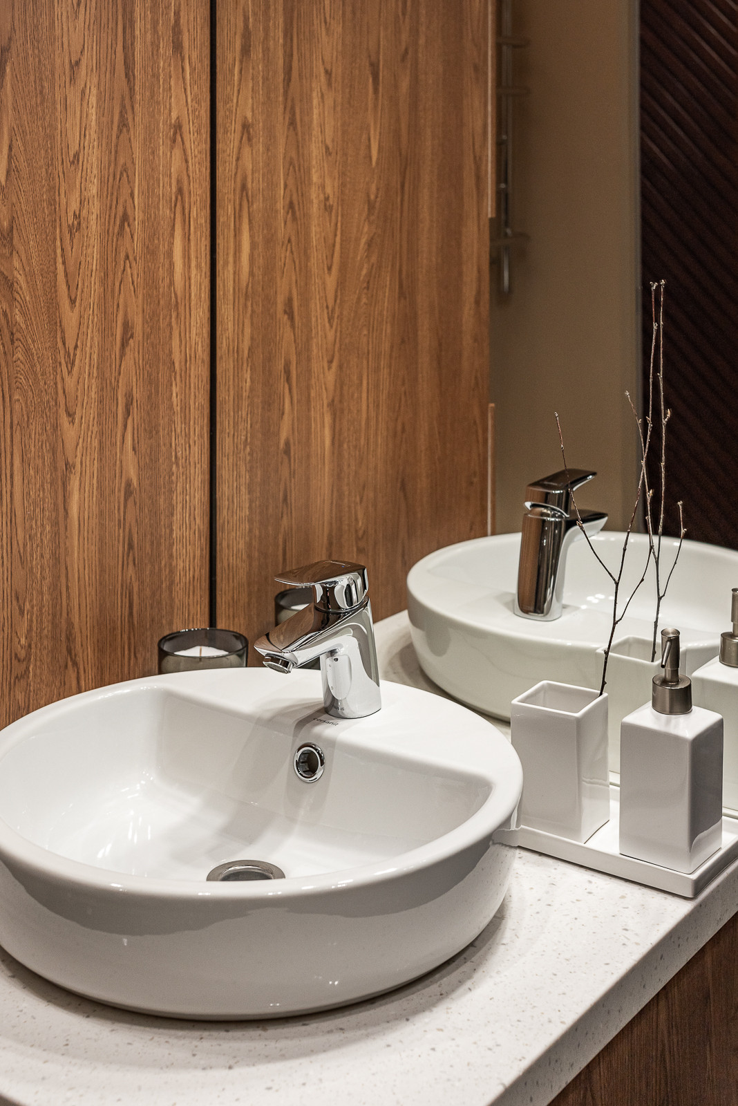 Реализованный проект трёхкомнатной квартиры в современном стиле, г. Уфа.