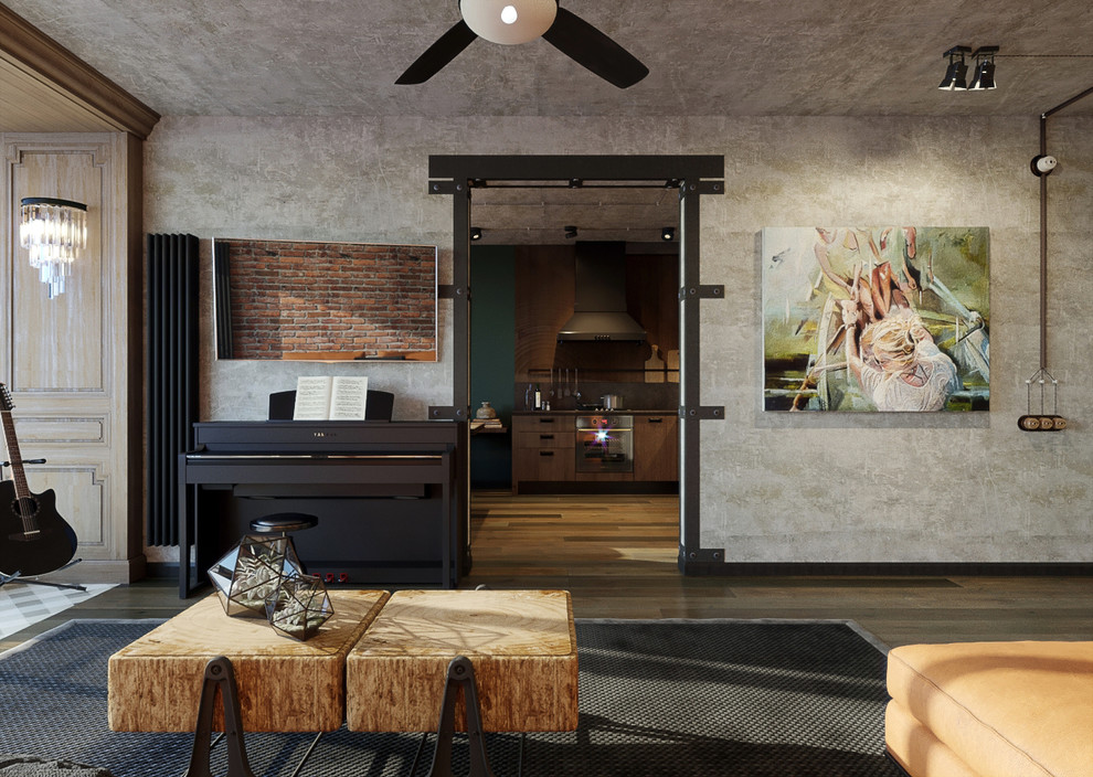 Пространство в стиле лофт