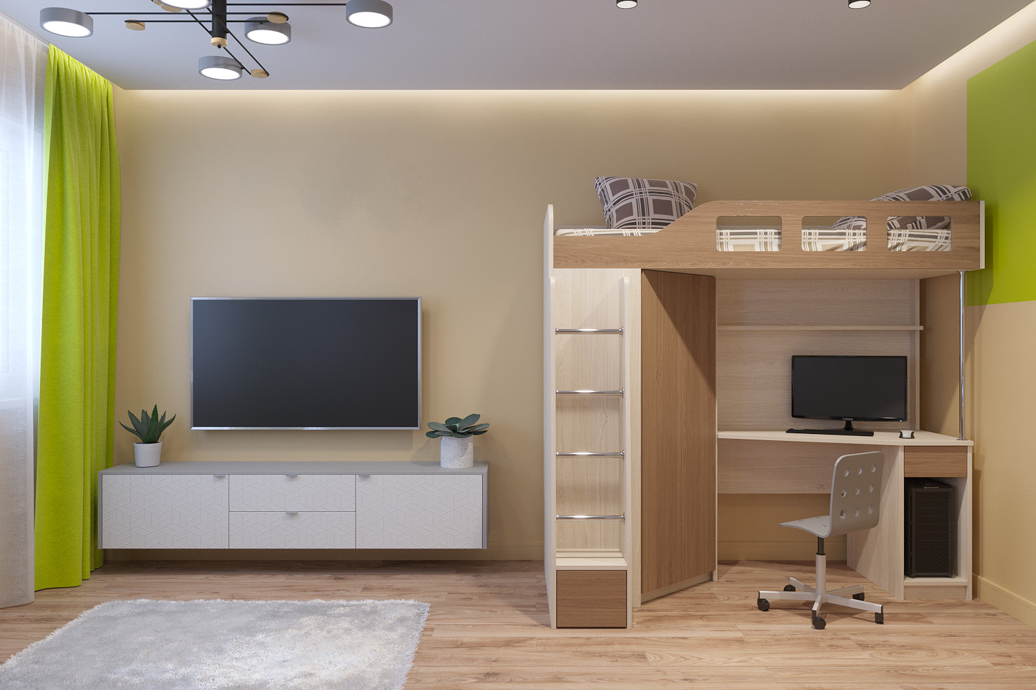 Дизайн-проект квартиры-студии