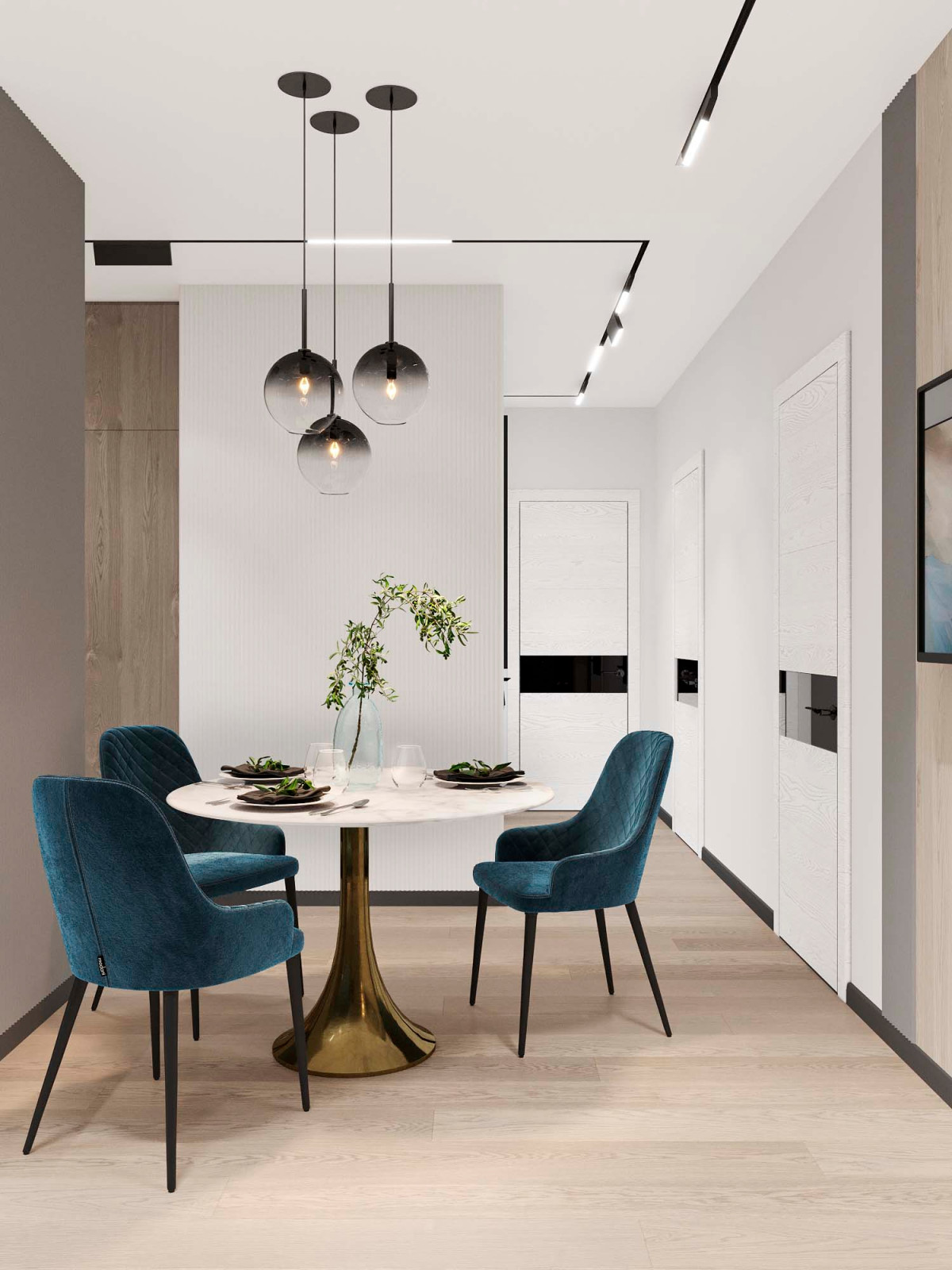 Дизайн интерьера в 3-х квартире