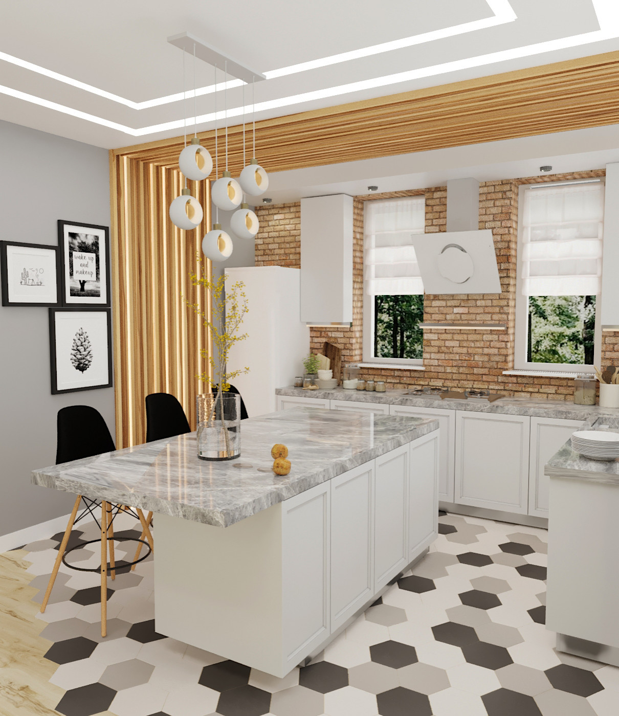 Дизайн дома в скандинавском стиле 170 кв.м. в Краснодаре