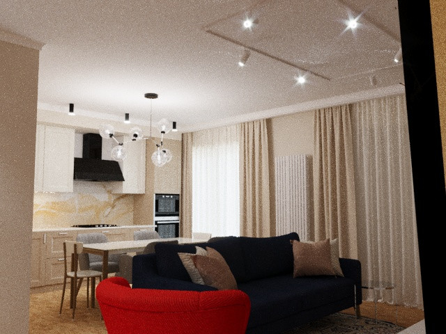 Проект квартиры в современной классики