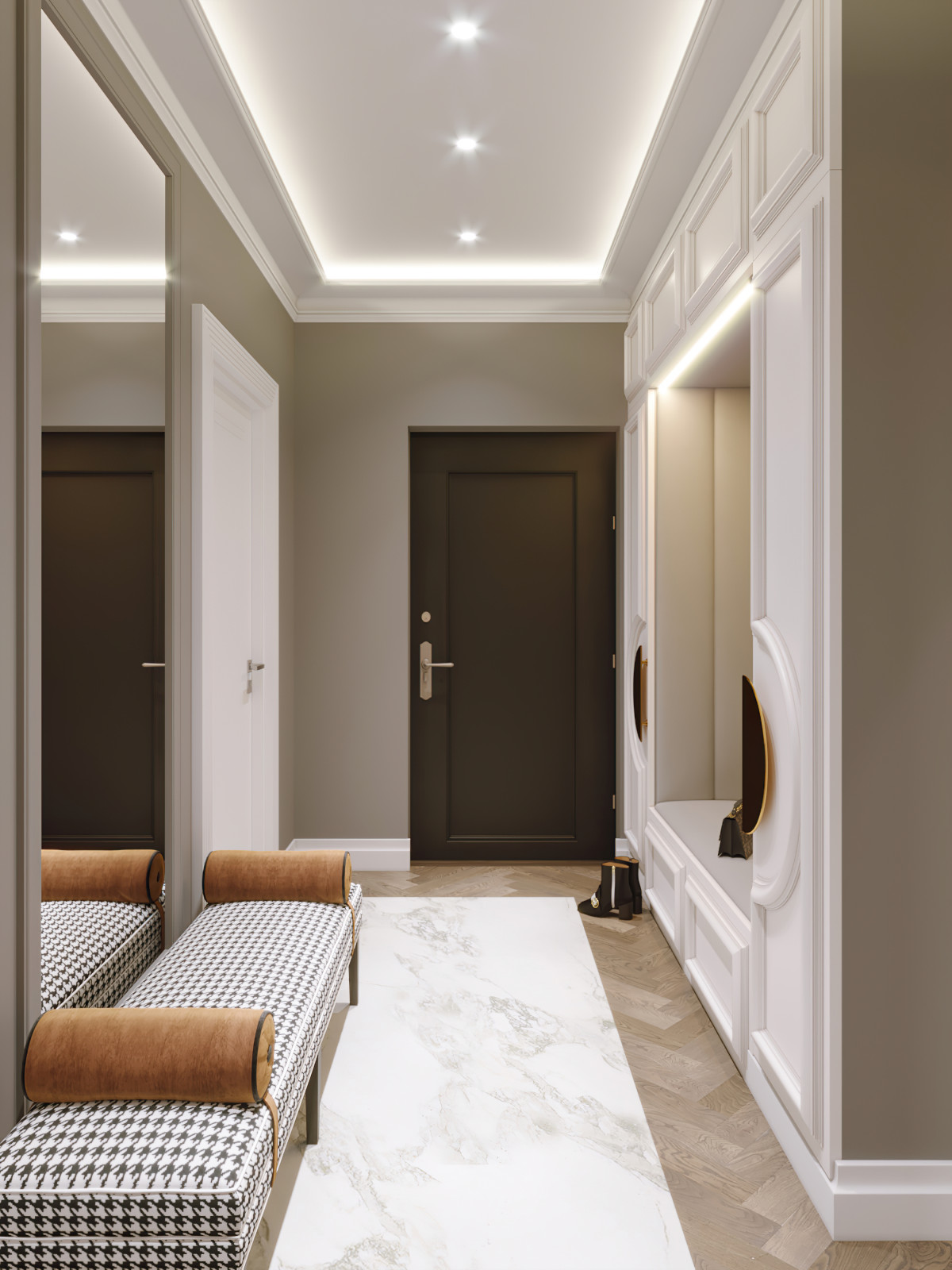 Интерьер загородного дома 280 кв.м КП Вешки