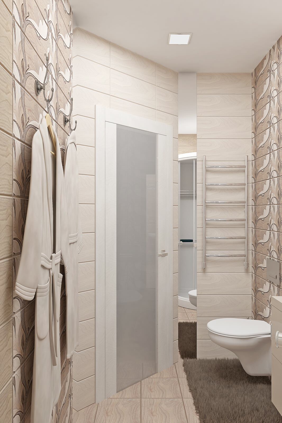 Дизайн двухкомнатной квартиры в Уфе «BONJOUR»