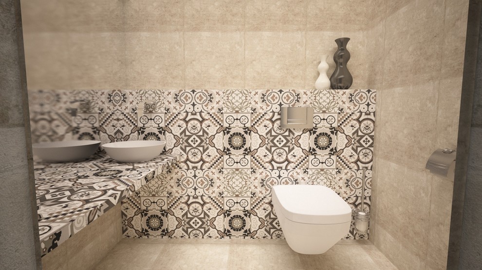 Дизайн-проект ванной комнаты от «Strekoza Design»