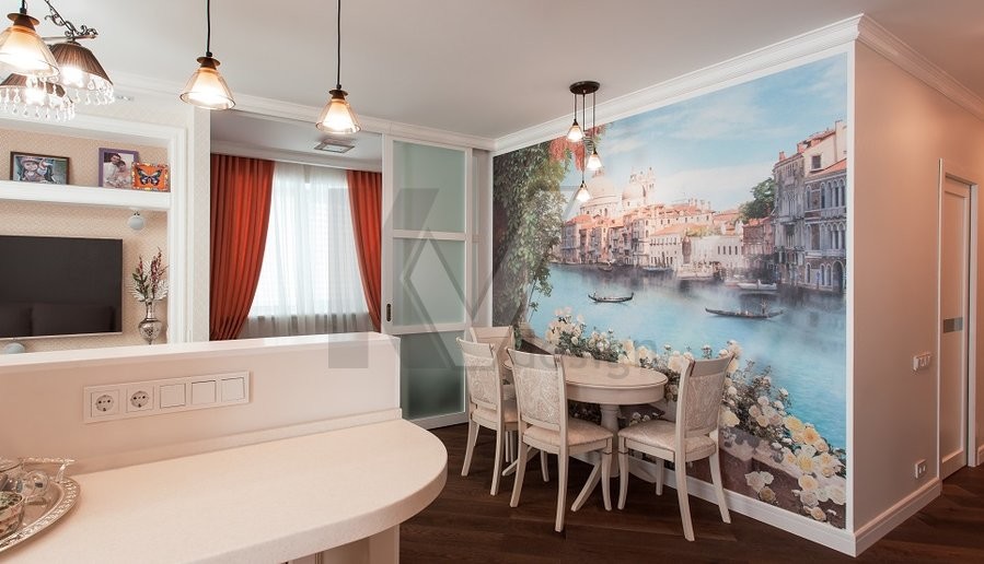 Дизайн проект двухкомнатной квартиры 63 кв.м., Королёв