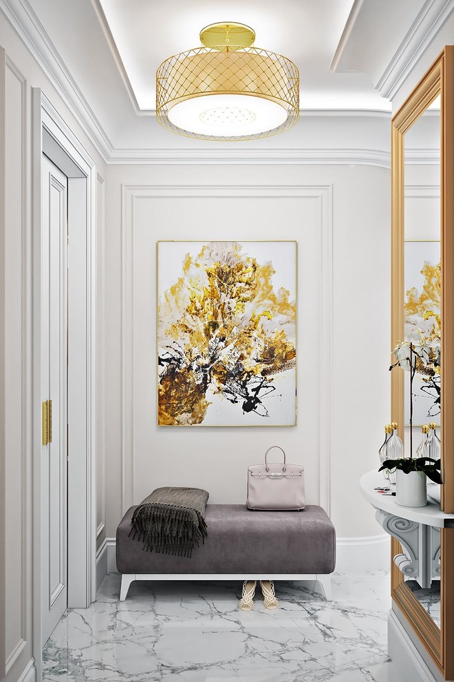 Белое с Золотом