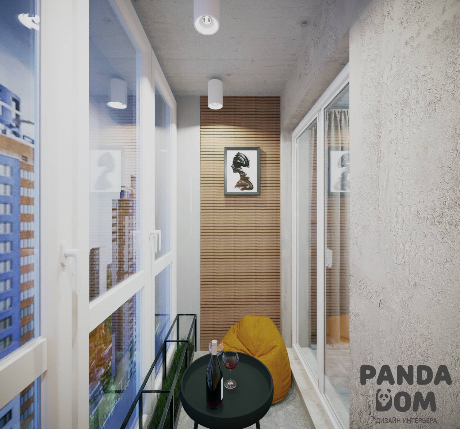 Обложка проекта: Светлый "лофт" для девушки.