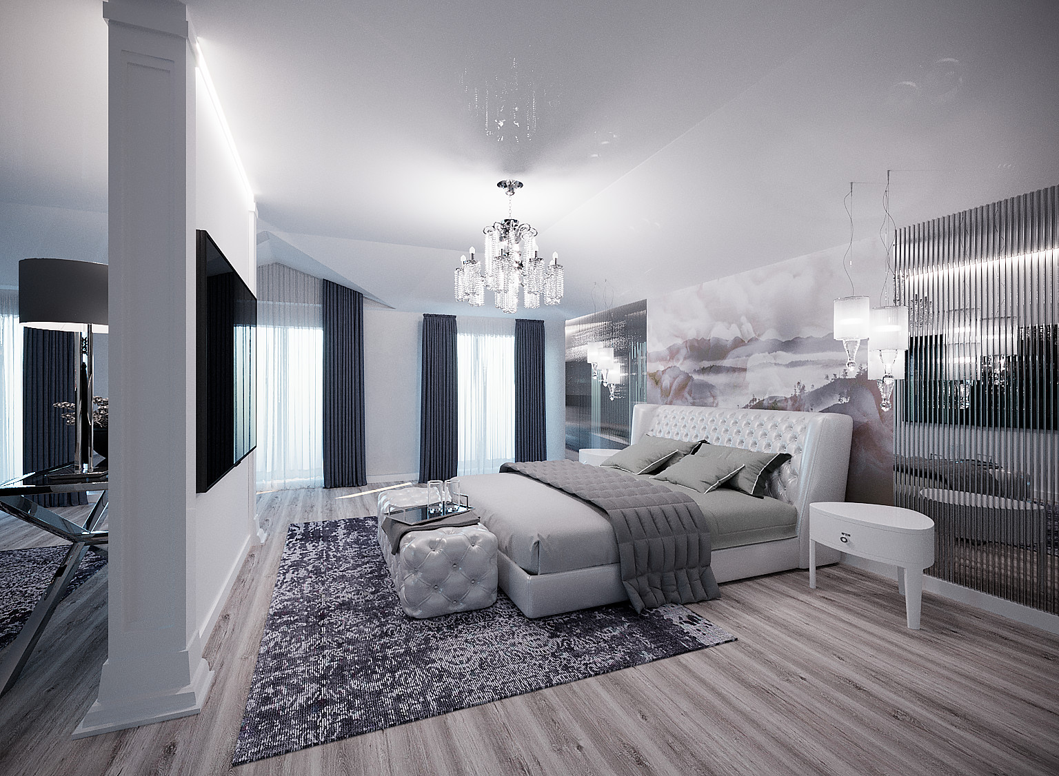 Обложка проекта: Дизайн - проект спальни