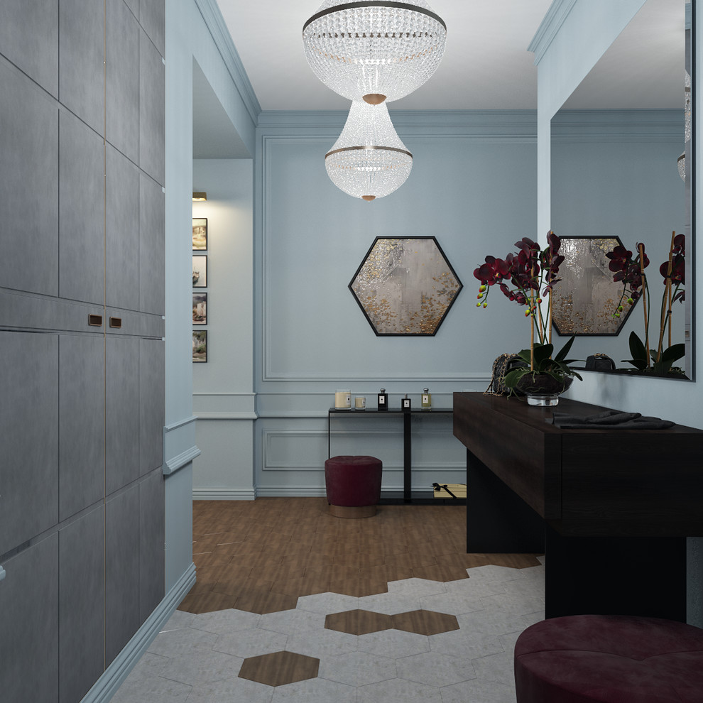 ЖК «Донской Олимп». Дизайн прихожей в парижском стиле