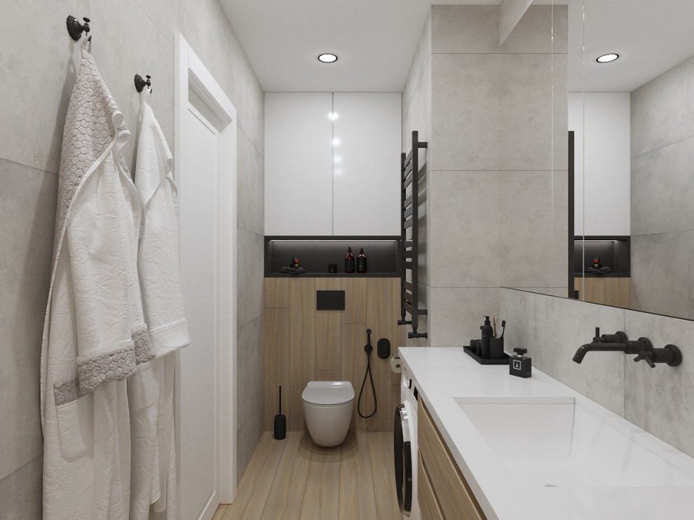 Проект трехкомнатной квартиры (62,5 кв.м)