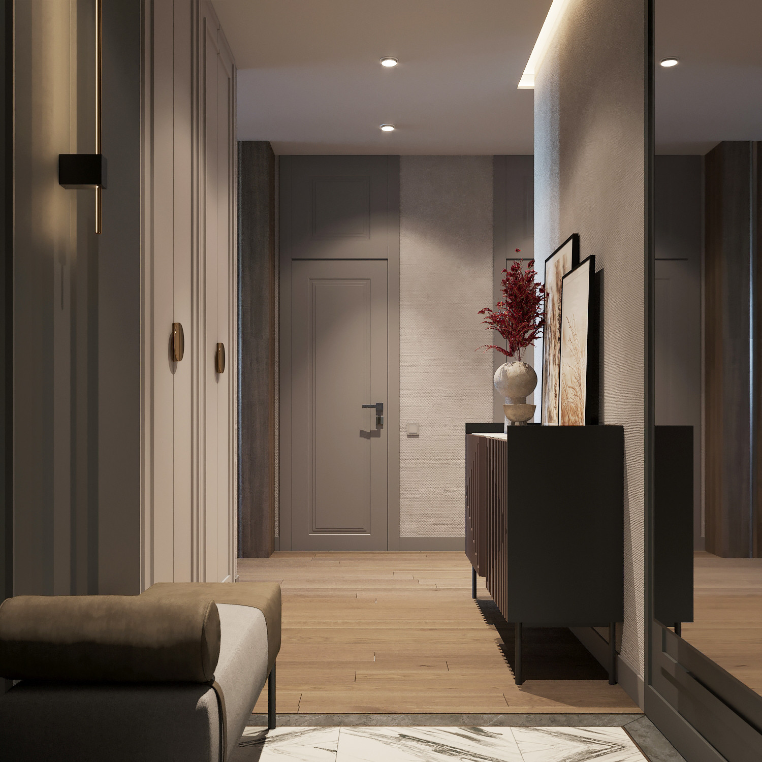 ДИЗАЙН ПРОЕКТ КАВАРТИРЫ НА ПАРКОВОЙ