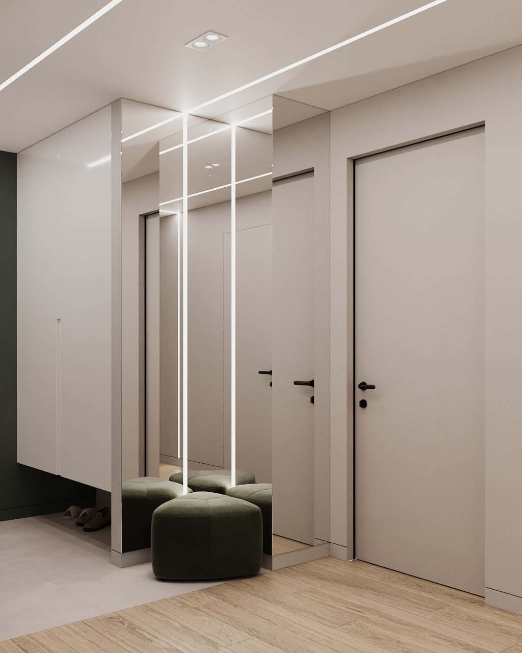 Дизайн-проект квартиры 60 кв.м в современном стиле