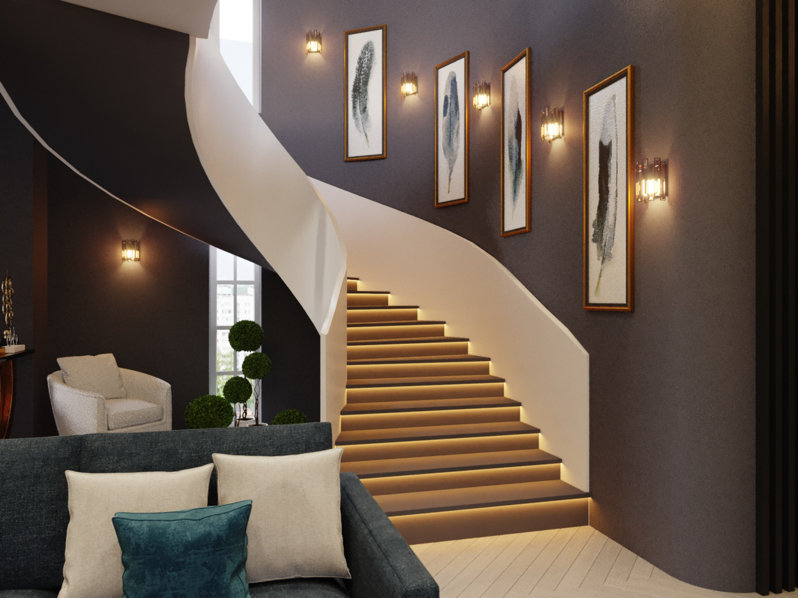 Портфолио. Интерьер классический и артдеко.