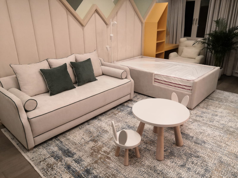 Обложка проекта: Детская комната \кровать ,диван ,стеновые панели