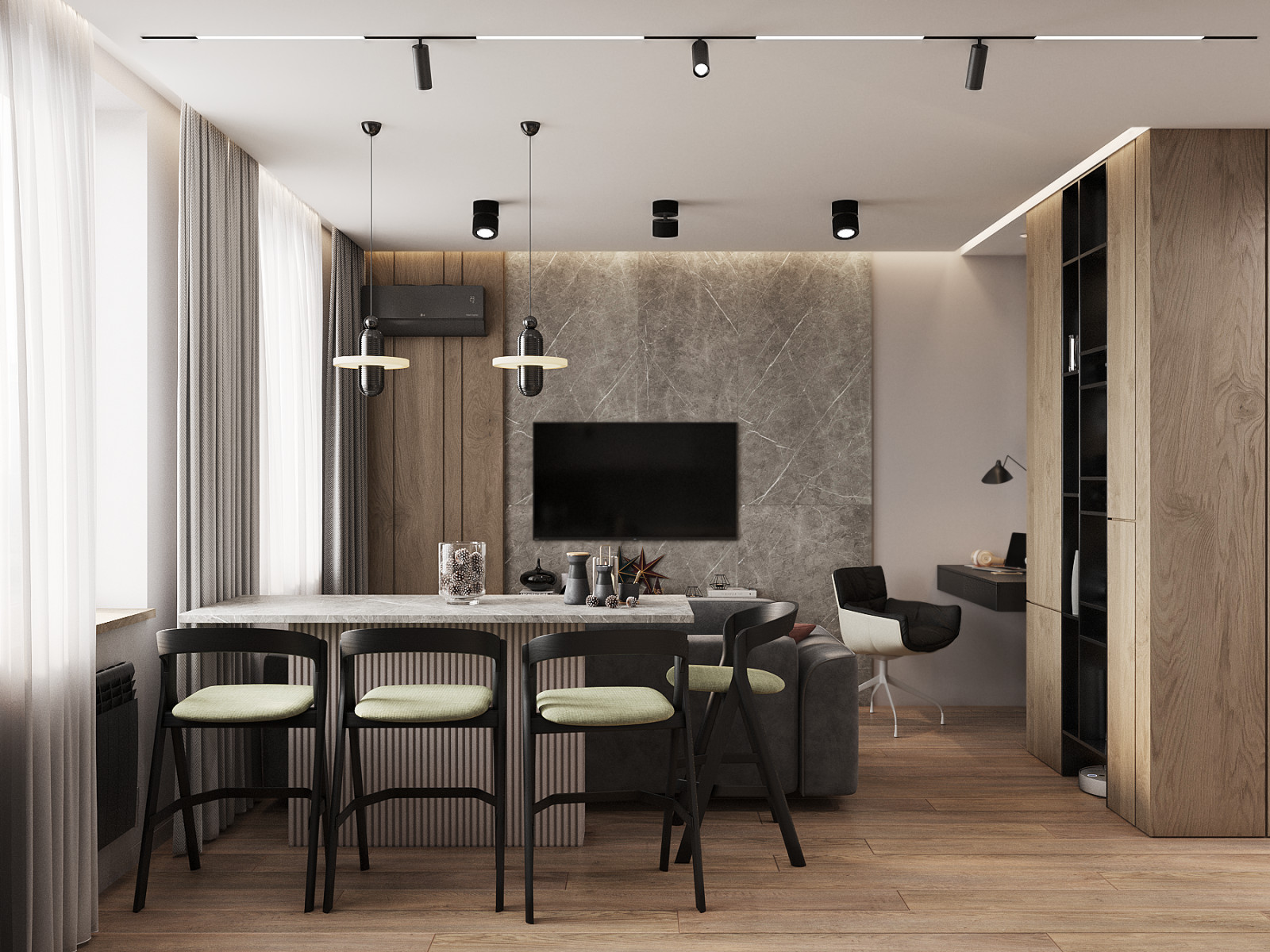Кухня-Гостиная 20 м², Ростов-на-Дону
