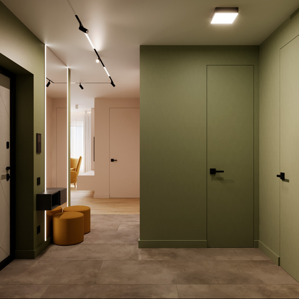 Евро трехкомнатная квартира в современном стиле ЖК Атмосфера