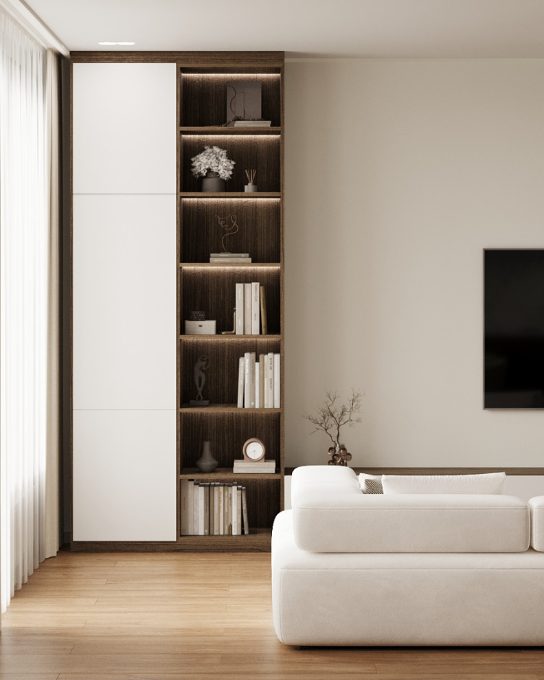 Дизайн-проект кухни-гостиной