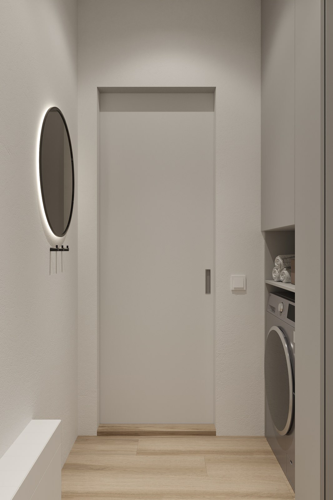 Проект квартиры для молодой семьи в Екатеринбурге. Спальня