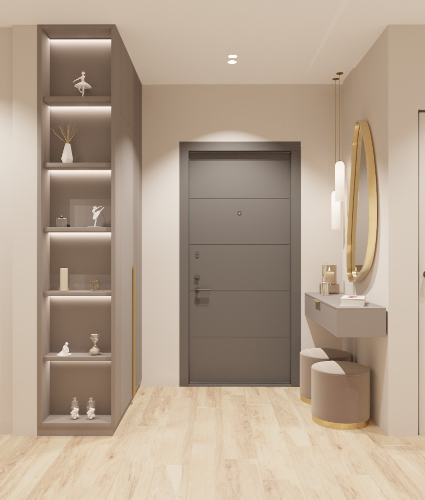 Обложка проекта: прихожая в ЖК Ньютон