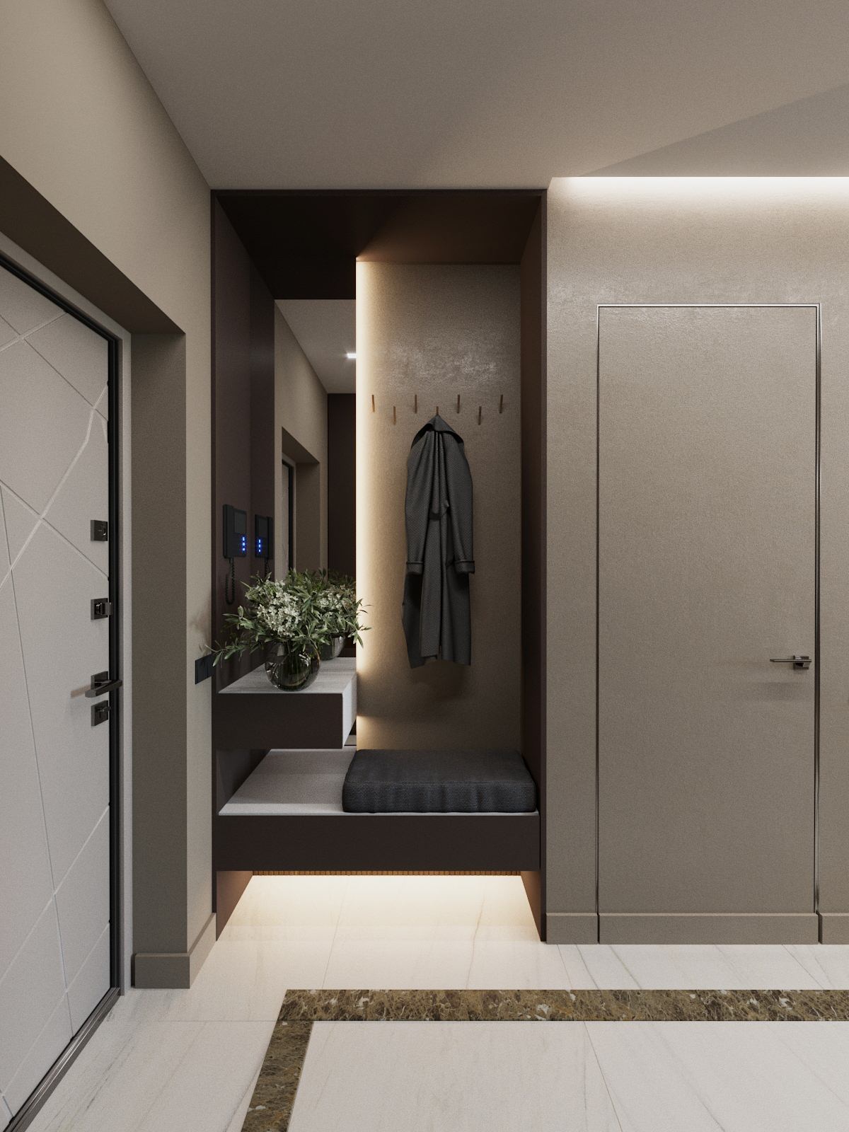 Проект квартиры. ЖК "Изумрудный". В двух вариантах