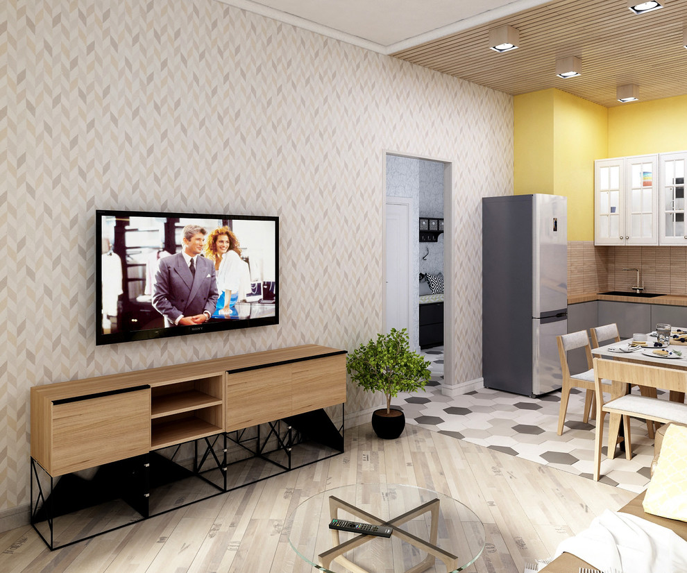 Евродвушка в скандинавском стиле в ЖК "Мещерский лес"