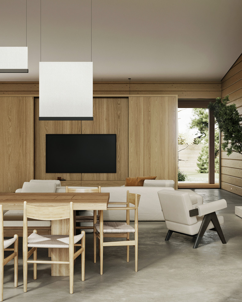 Дом из клееного бруса, интерьер