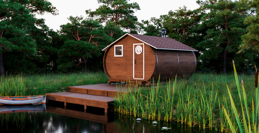 Экстерьеры+ заставка-реклама на сайт компании строительство домов