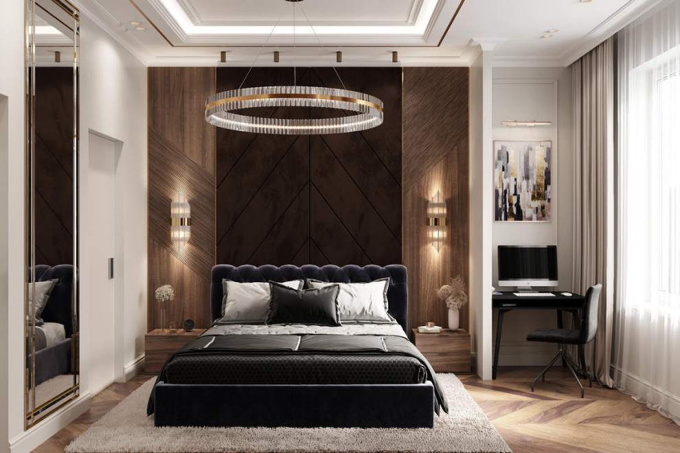 Роскошная современная классика для семьи с детьми в ЖК Русский Дом - 144 метра