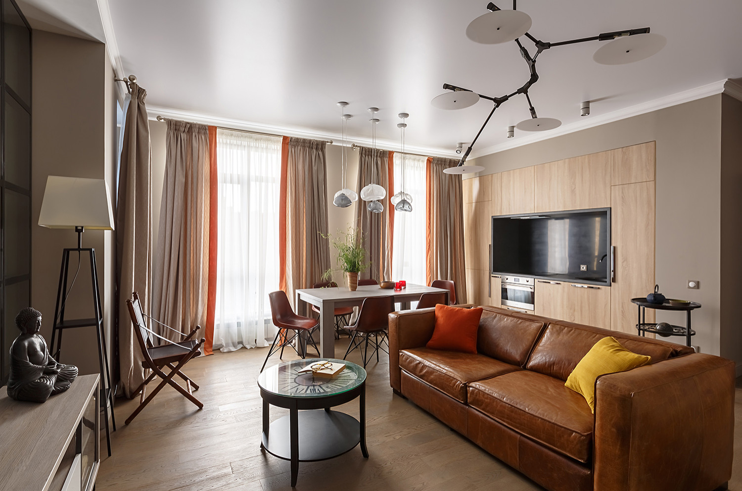 Кантри-лофт с «перчинкой»