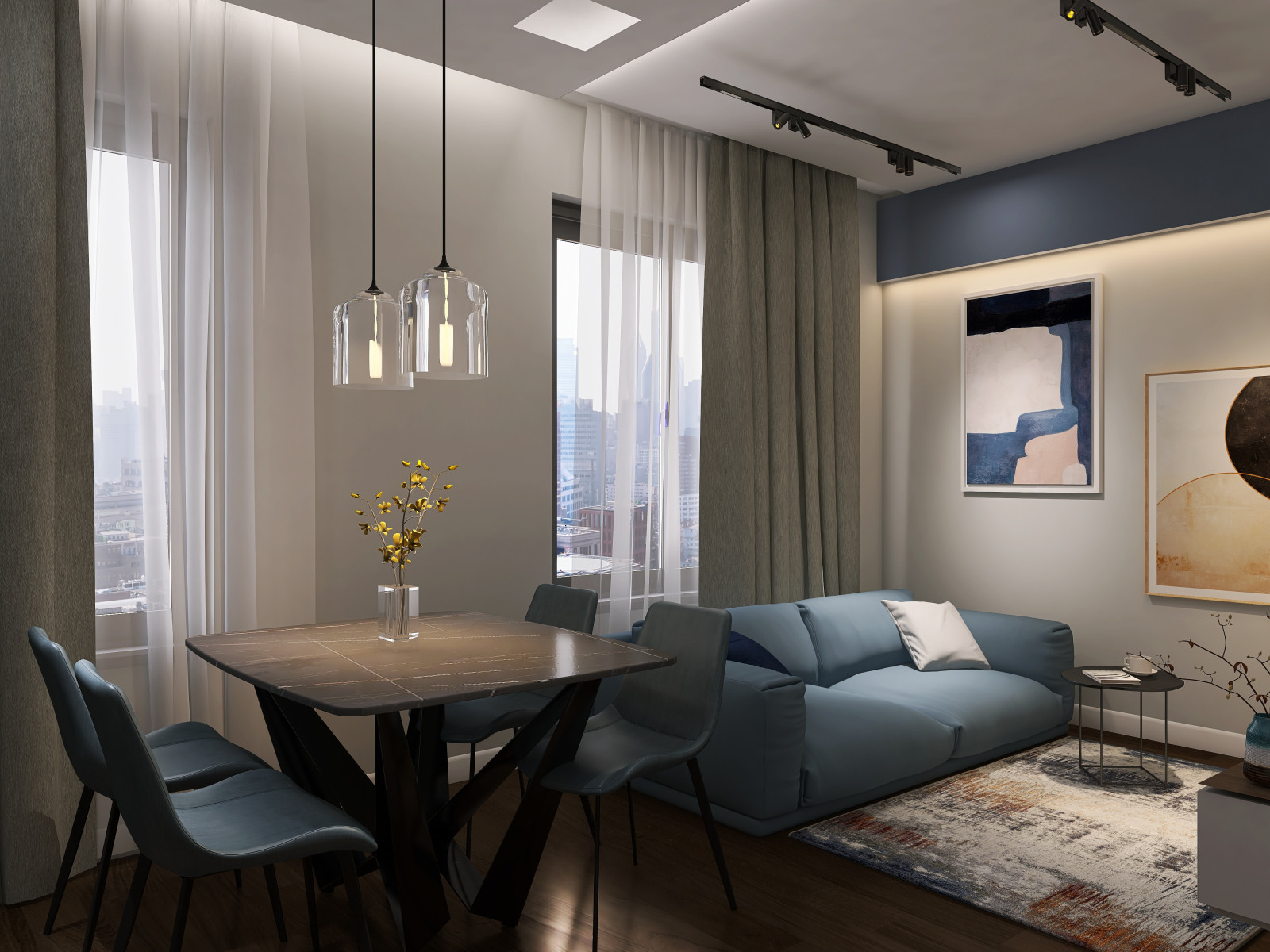 Двухкомнатная квартира, г.Новосибирск